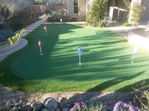 Artificial Grass Golf Putting Green Contractor, Synthetic Lawn Putting Greens Installation Henderson NV